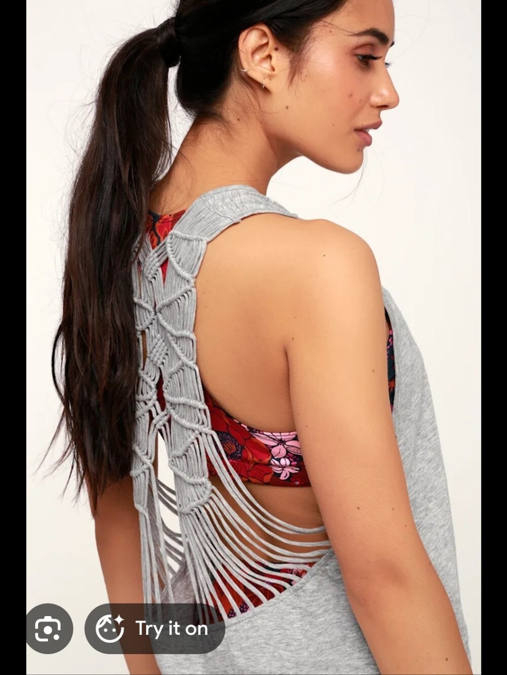 Free People Wilder Tank Top In Pink
